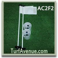 Aluminum cup (2) Flag (2)